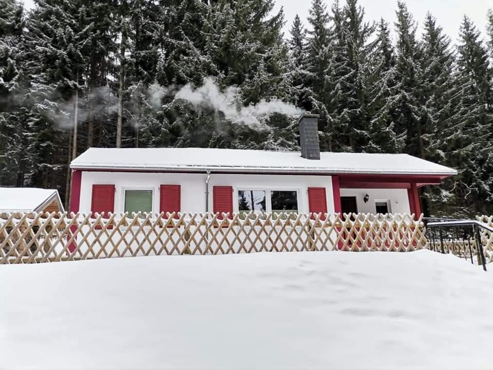 Erzgebirgsidyll Breitenbrunn - Waldhaus Neuer Anbau Luaran gambar