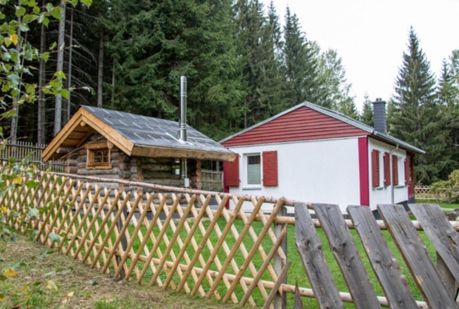 Erzgebirgsidyll Breitenbrunn - Waldhaus Neuer Anbau Luaran gambar