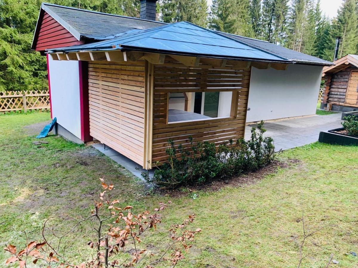 Erzgebirgsidyll Breitenbrunn - Waldhaus Neuer Anbau Luaran gambar